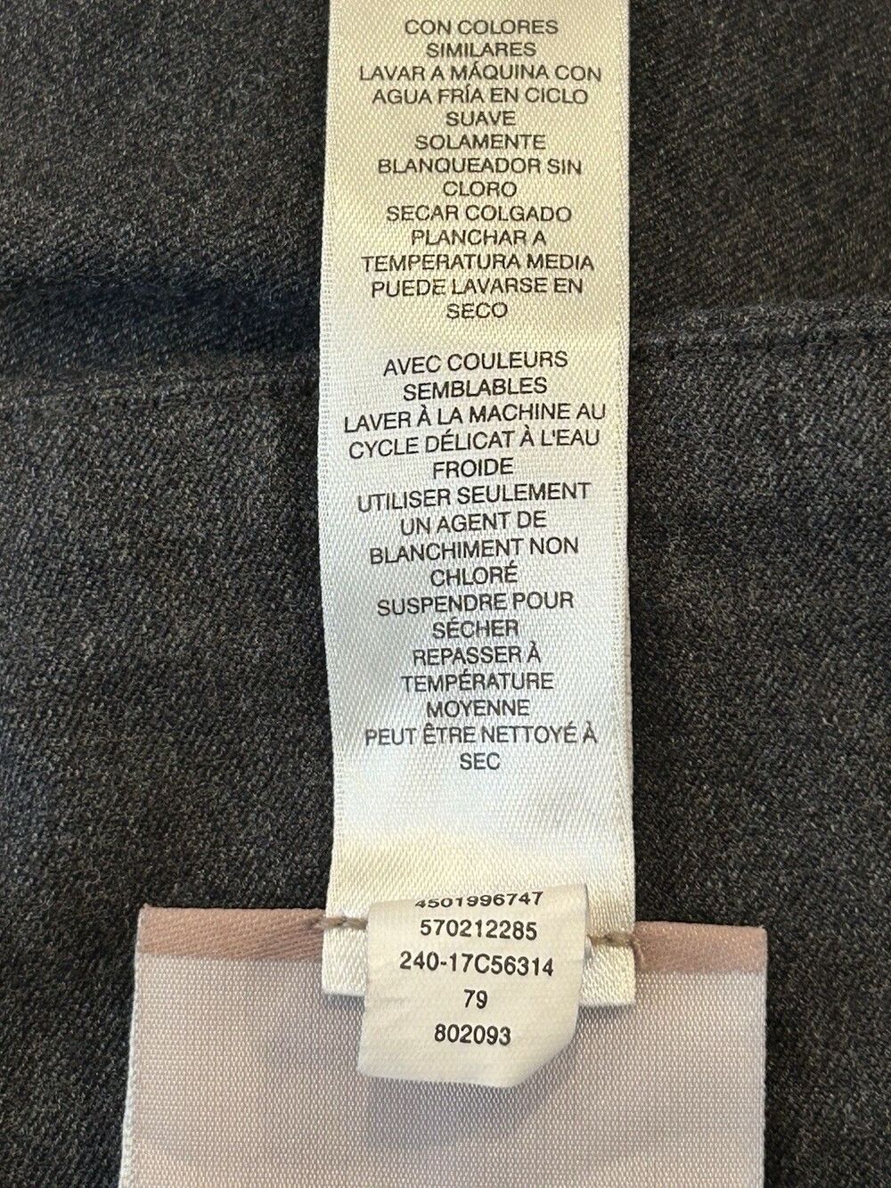 Fabulously Slimming by Chico's - Gray Stretch Pullon Pants - Size 3 Short XL/16 - Picture 6 of 6